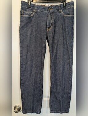 Peter Millar Men’s Size 33 Dark Wash Straight Leg Jeans Classic 5 Pocket